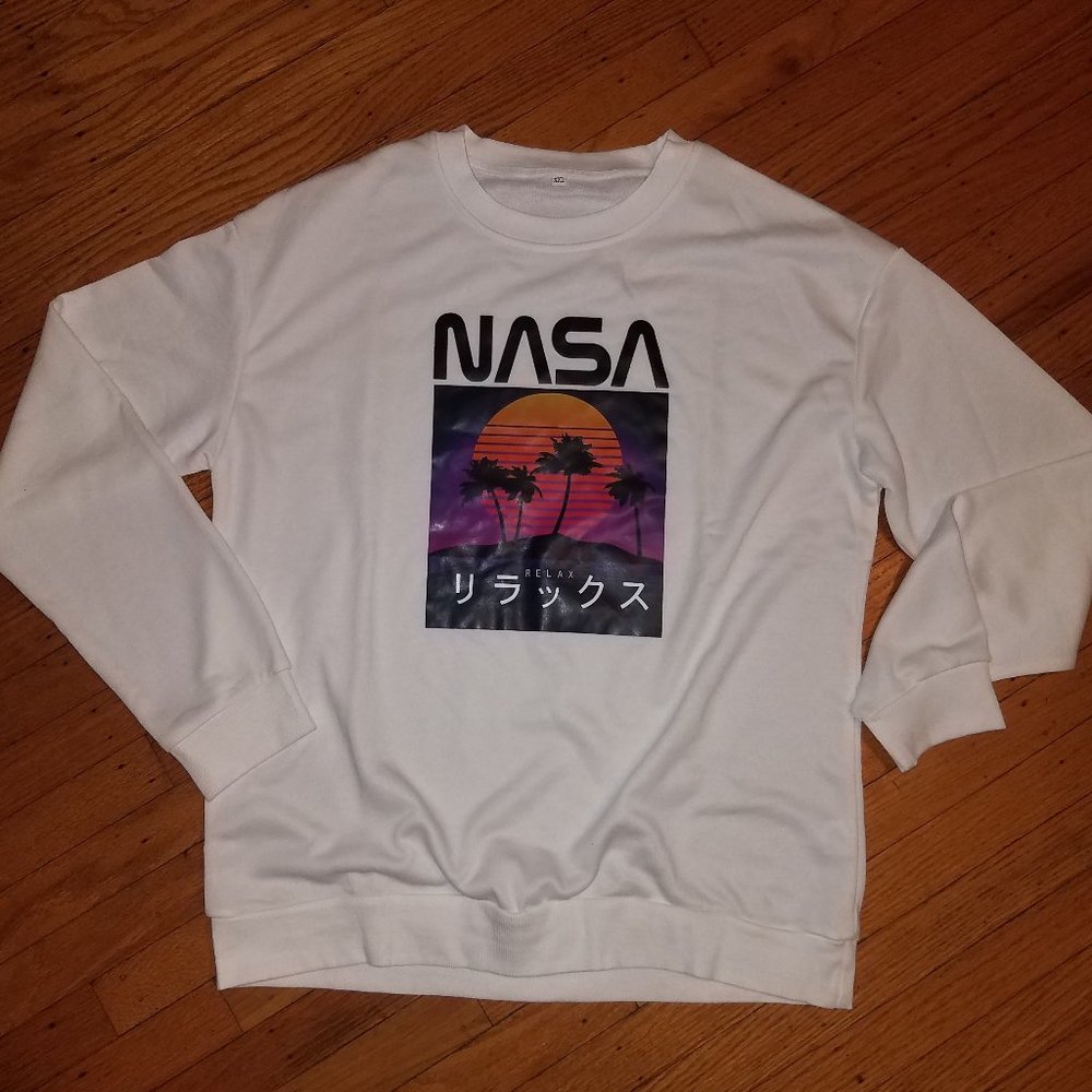 NASA Japanese Pullover Sweatshirt | XXL